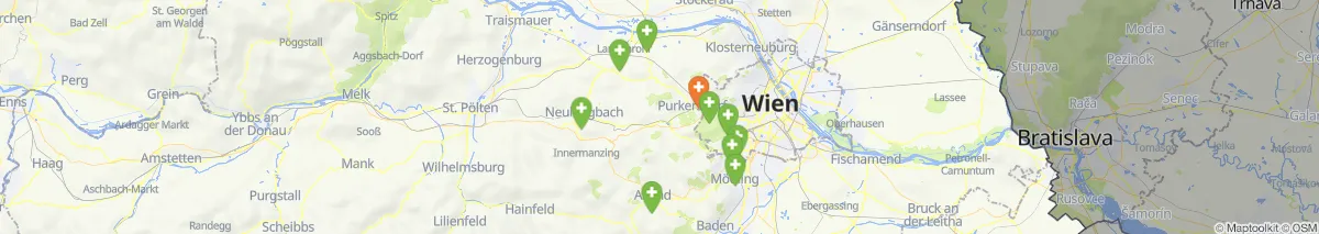 Map view for Pharmacies emergency services nearby Eichgraben (Municipality, Niederösterreich) (516)